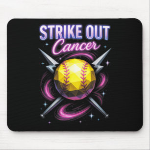 Strike Out Cancer - Breast Cancer Softll Support  Mouse Pad