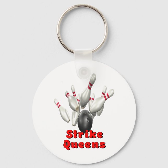Strike Queens Key Ring (Front)
