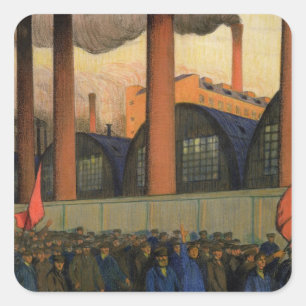 Strike Square Sticker