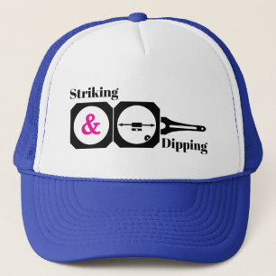 Striking and Dipping- Geologist's Transit Compass Trucker Hat