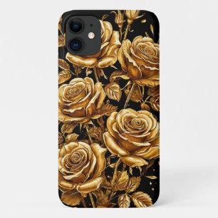 Striking arrangement of golden roses Case-Mate iPhone case