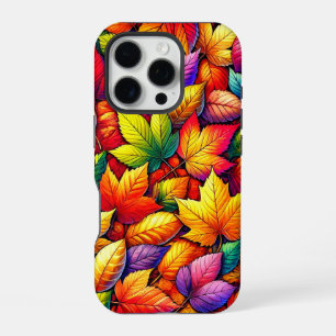 Striking Autumn Leaf Pattern Phone Case