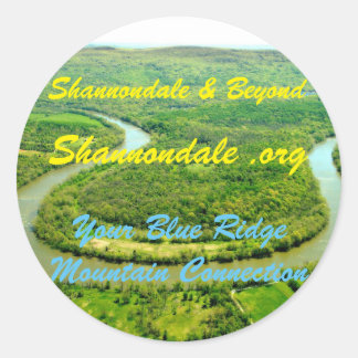 Striking Button Classic Round Sticker