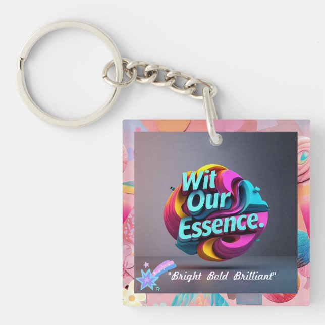"Striking Design" Key Ring (Front)