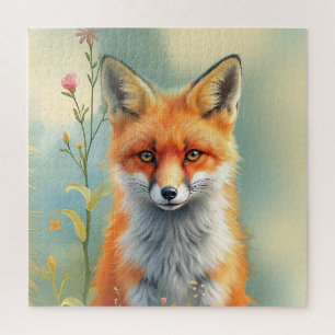Striking Eyes of a Cunning Red Fox   Jigsaw Puzzle