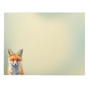 Striking Eyes of a Cunning Red Fox Notepad