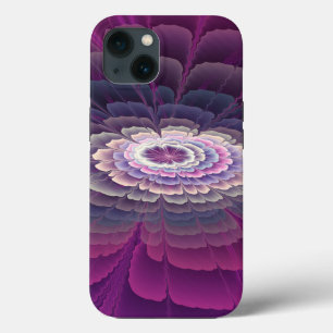 Striking Flower Colourful Abstract Fractal Art Pin iPhone 13 Case
