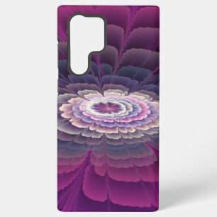 Striking Flower Colourful Abstract Fractal Art Pin Samsung Galaxy Case