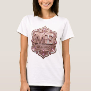 Striking Gold ABSTRACT ART Modern Design T-Shirt