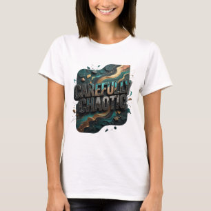 Striking Gold CAREFULLY CHAOTIC Statement Tee