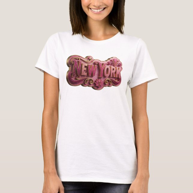 Striking Gold NEW YORK Tee (Front)