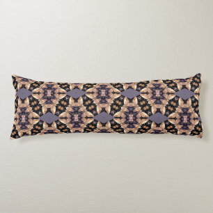 Striking Grey and Brown Bold Design Body Cushion