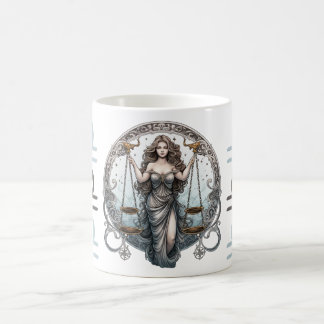 Striking Libra Symbol Artwork Coffee Mug
