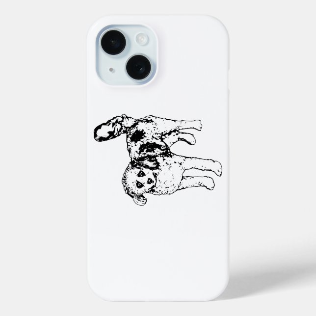 Striking Lines Guard Festive Holiday Phone Art Case-Mate iPhone Case (Back)