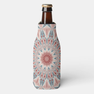 Striking Modern Kaleidoscope Mandala Fractal Art Bottle Cooler