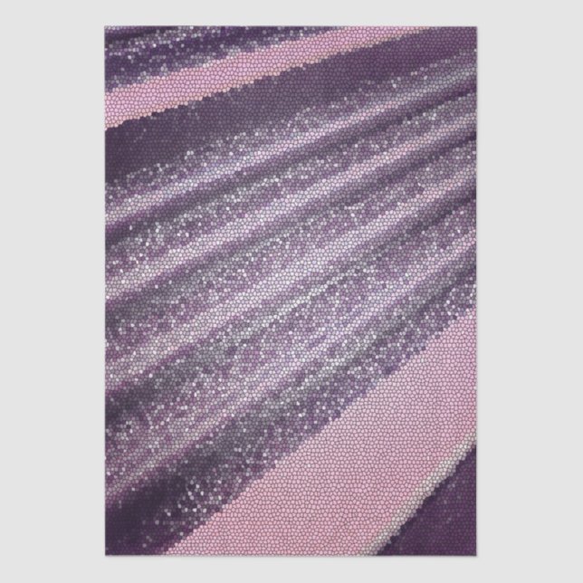 Striking pink & purple splash with glamour & punch tissue paper (Front)