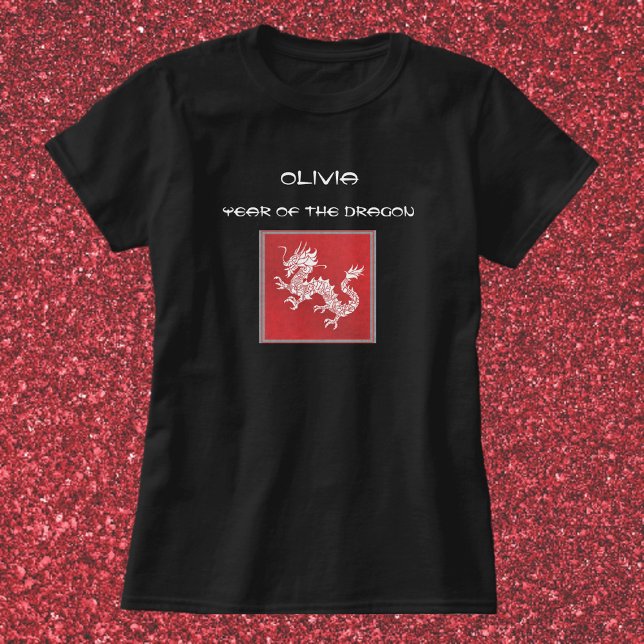 Striking Red and White Year of the Dragon  T-Shirt (Creator Uploaded)