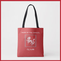 Striking Red and White Year of the Dragon 