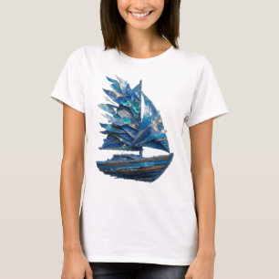 Striking Silver ABSTRACT ART Abstract Design T-Shirt
