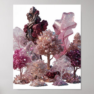 Striking Silver UNDETECTABLE Graphic Design Poster