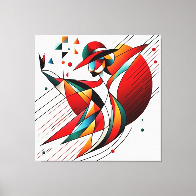 Striking Visual Artwork #7 Canvas Print (Front)