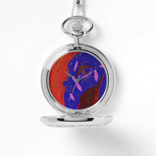 Strikingly Beautiful Creature Pocket Watch