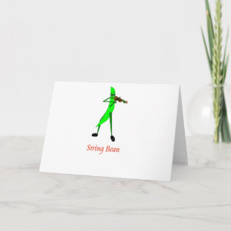 String Bean Holiday Card