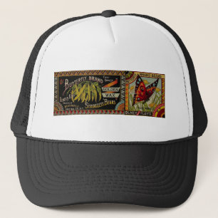 String Bean Label Vegetable Country Trucker Hat