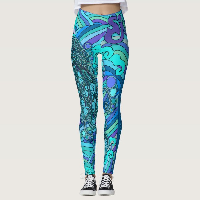 String Cheese Incident Jellyfish Jelly Fish SCI Leggings (Front)