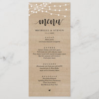 String Lights Brown Wood Wedding Elopement Dinner