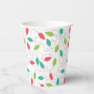 String Lights Christmas Paper Cups