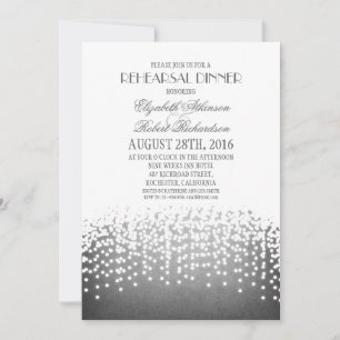 string lights elegant rehearsal dinner invitation