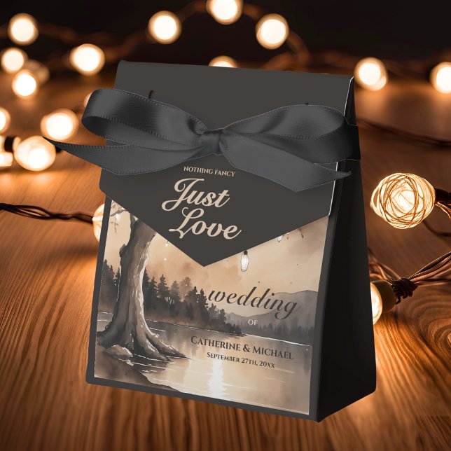 String Lights On Tree Romantic Country Wedding  Favour Box (Creator Uploaded)