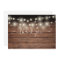 String Lights Rustic Wood Elegant Script