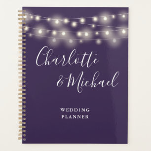 String Lights Signature Script Purple Wedding Planner