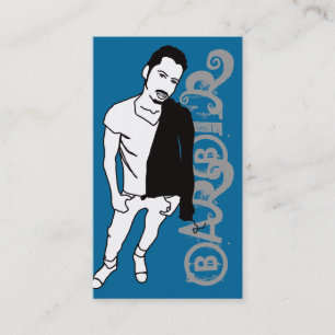 string me along barbershop (appointment card) appointment card