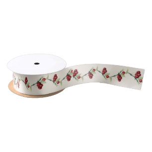 String of Cherries Lint Satin Ribbon