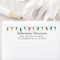 String of Christmas Light Bulbs Return Address