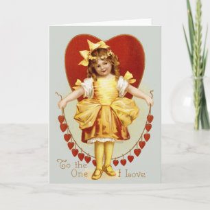 String of Hearts Holiday Card