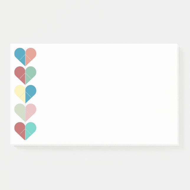 String of Hearts Post-it Notes (Front)