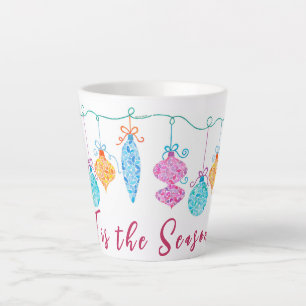 String Ornaments Latte Mug