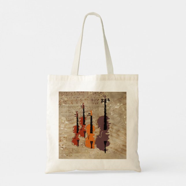 String Quartet Tote Bag (Back)