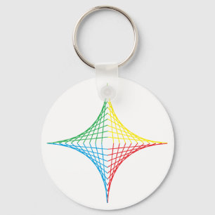 String Star Key Ring