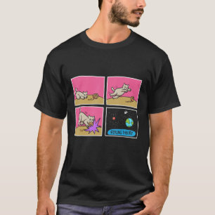 String Theory Physicist Science Cat Owner Physics T-Shirt