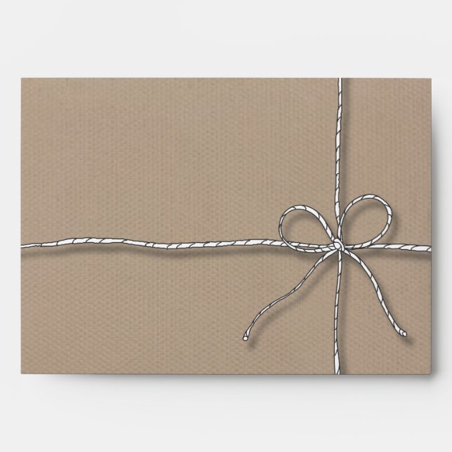 String Twine Brown Envelope (Front)