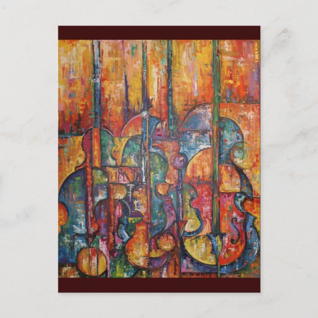 Stringed Instruments Postcard (Front)