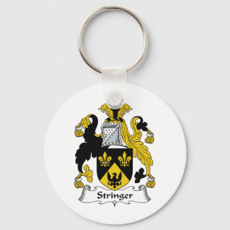 Stringer Family Crest Key Ring
