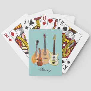 Strings-Four Instruments Playing Cards