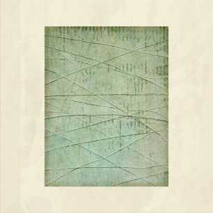 Stringy Green Grunge Scrapbook Paper