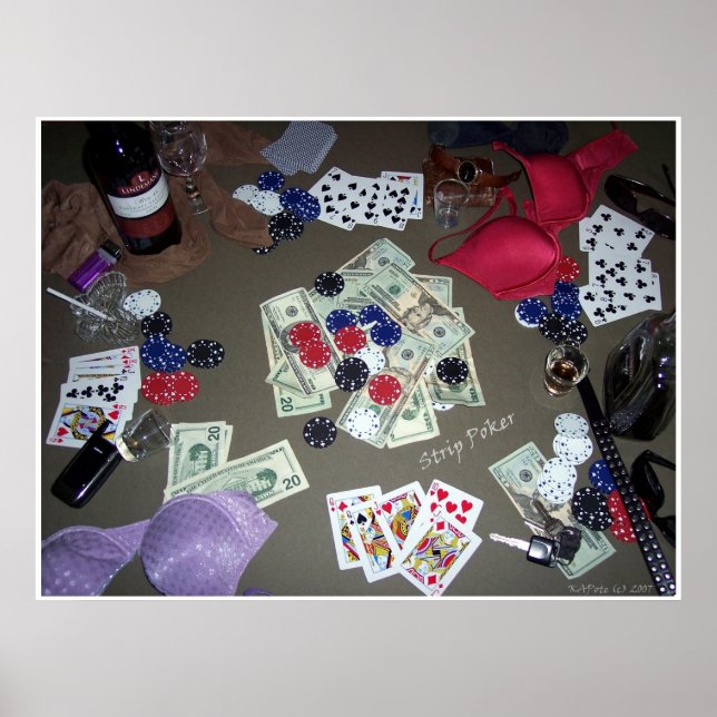 Strip Poker in Colour Poster (Front)